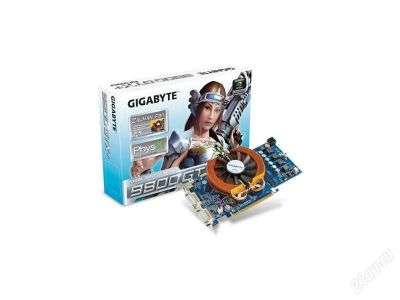 Лот: 1835284. Фото: 1. GIGABYTE GeForce 9800GT 512mb... Видеокарты