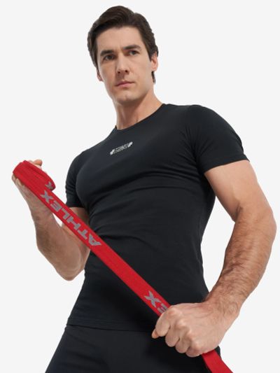 Лот: 25549363. Фото: 1. Футболка мужская Athlex, Черный. Другое (спортивная одежда)