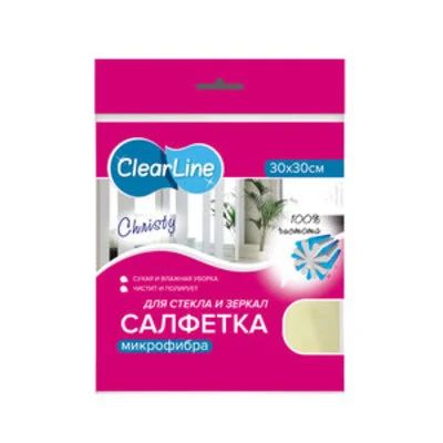 Лот: 16182230. Фото: 1. Clear Line Салфетка микрофибра... Инвентарь для уборки