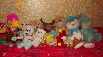 Лот: 5813773. Фото: 1. игрушки много с рубля. Мягкие