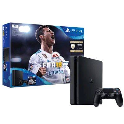 Лот: 10873092. Фото: 1. Sony PlayStation 4 1Tb + игра... Игровые приставки, консоли