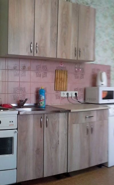 Лот: 5134868. Фото: 1. Кухонный гарнитур, бежевый, под... Кухонные гарнитуры