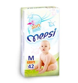 Лот: 7428500. Фото: 1. Подгузники "MEPSI" размер M 42... Детская гигиена