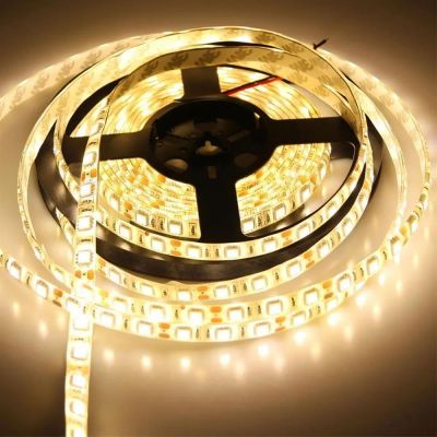 Лот: 23228278. Фото: 1. Лента GS 12V Warm White 2X (5060... Светодиодная подсветка