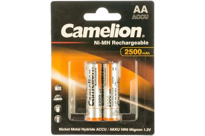 Лот: 12895082. Фото: 1. Аккумулятор Camelion Ni-Mh АА-2500mAh... Батарейки, аккумуляторы, элементы питания