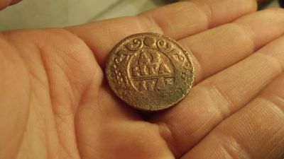 Лот: 10911559. Фото: 1. Денга 1743 года с рубля. Россия до 1917 года
