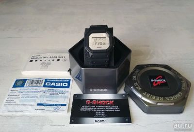 Лот: 18273926. Фото: 1. Casio G shock DW-5600BBMA с зеркальной... Оригинальные наручные часы