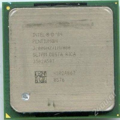 Лот: 1013600. Фото: 1. Pentium 4 3Гг/1024/800 Prescott. Процессоры