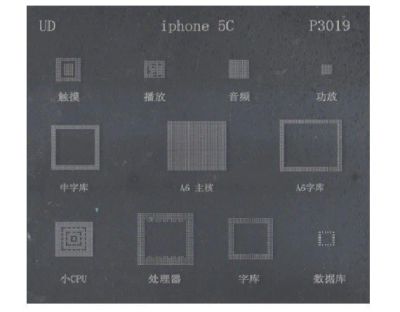 Лот: 20885738. Фото: 1. Трафарет BGA P3019 iPhone 5C 11... Оборудование для ремонта