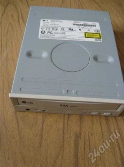 Лот: 363625. Фото: 1. CD-ROM Drive LG GCR-8521B White. Приводы CD, DVD, BR, FDD