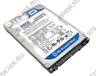 Лот: 5805828. Фото: 1. Western Digital WD5000BPVT для... Жёсткие диски (HDD)