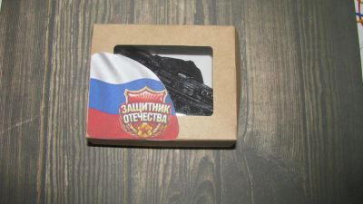 Лот: 9051008. Фото: 1. Танк 2D из шоколадной глазури... Подарки на 23 февраля