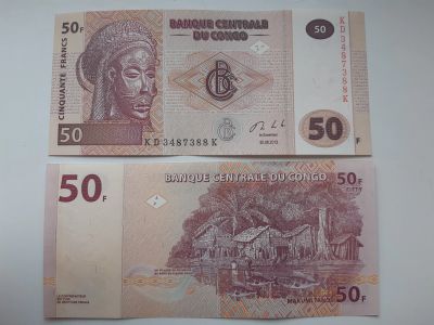 Лот: 11359061. Фото: 1. Конго 50 франков 2013 без обращения... Африка