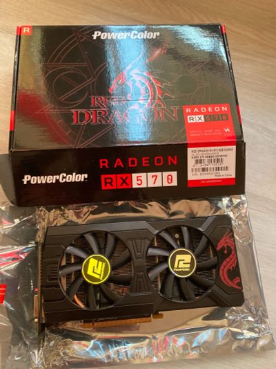 Лот: 20569068. Фото: 1. Видеокарта PowerColor AMD Radeon... Видеокарты