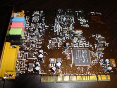 Лот: 4089414. Фото: 1. Звуковая карта Sound blaster live... Звуковые карты