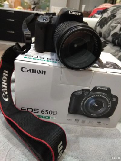 Лот: 15461655. Фото: 1. Canon 650d + объектив Canon 50... Объективы