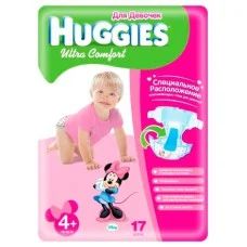 Лот: 4273968. Фото: 1. Подгузники Huggies Ultra Comfort... Детская гигиена