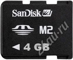 Лот: 642514. Фото: 1. Флешка Sandisk M2 4GB. Карты памяти