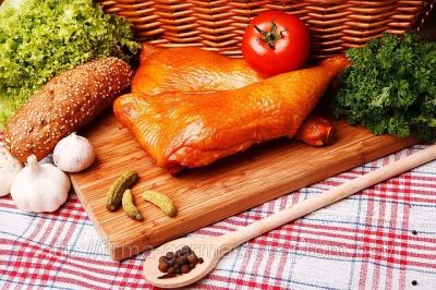 Лот: 3289650. Фото: 1. Окорочка, полутушки куринные копченые. Мясо, птица, яйцо