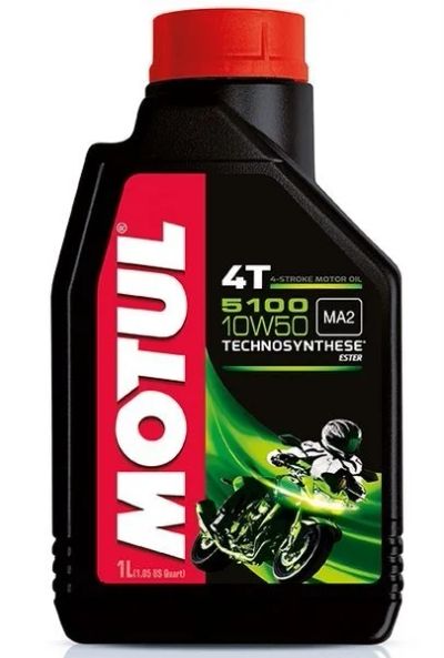 Лот: 20938709. Фото: 1. MOTUL 5100 4T 10w50 Technosynt... Масла, жидкости