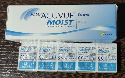 Лот: 17088445. Фото: 1. Контактные линзы - 2,5 1-Day Acuvue... Контактные линзы