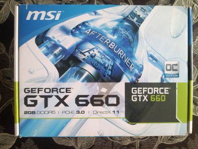 Лот: 16420374. Фото: 1. Видеокарта MSI GeForce GTX 660... Видеокарты