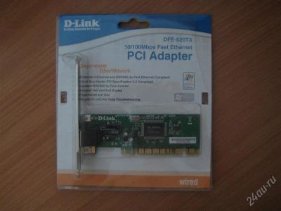 Лот: 1867608. Фото: 1. D-LINK DFE-520TX. Сетевые карты