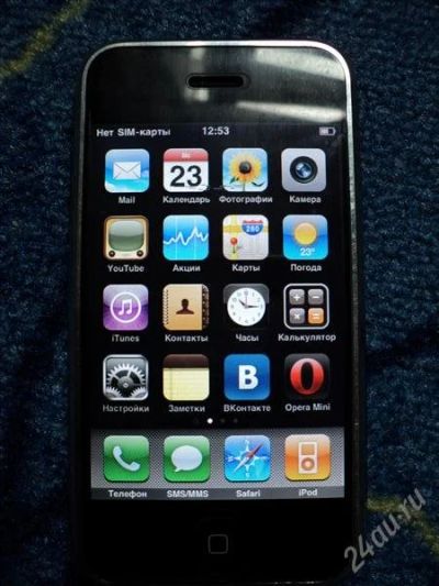 Лот: 2117154. Фото: 1. Apple Iphone 2G Черный. Смартфоны