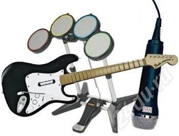 Лот: 253051. Фото: 1. новый rock band комплект (барабаны... Игровые приставки, консоли