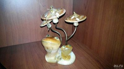Лот: 9618904. Фото: 1. Статуэтка Лягушки. Оникс. Аксессуары