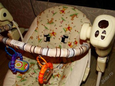 Лот: 2319651. Фото: 1. Электрические качели Baby music... Ходунки, прыгунки, качели