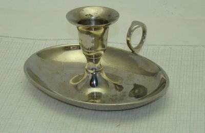Лот: 11191625. Фото: 1. Подсвечник с ручкой (P714). Предметы интерьера и быта