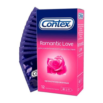 Лот: 23720390. Фото: 1. Contex Romantic Love Презервативы... Лекарства