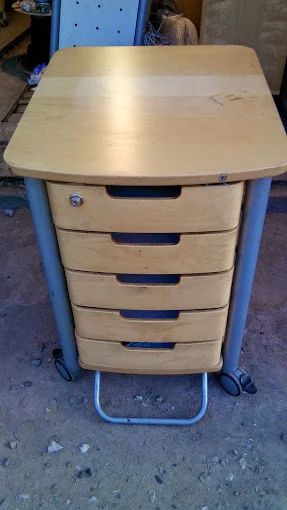 Лот: 4250098. Фото: 1. Тумбочка Ikea, 5 ящиков. Стойки и тумбы для аппаратуры