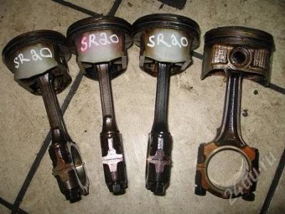 Лот: 2192187. Фото: 1. Шатун с поршнем Nissan SR20. Двигатель и элементы двигателя