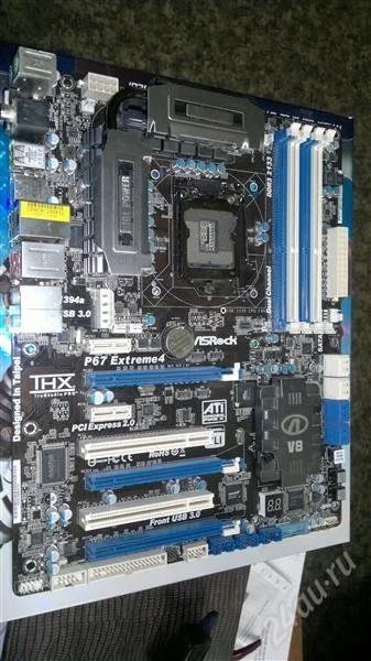 Лот: 2186649. Фото: 1. ASRock P67 Extreme4. Материнские платы