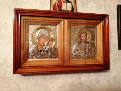 Лот: 14801260. Фото: 1. Икона "венчальная пара" единственный... Иконы
