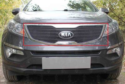 Лот: 7667846. Фото: 1. Защитная сетка радиатора KIA Sportage... Другое (оснащение, оборудование, аксессуары)