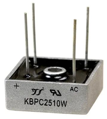 Лот: 19854441. Фото: 1. диодный мост KBPC2510W 25A 1000V. Диоды и тиристоры