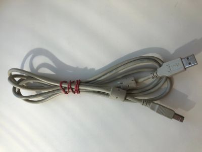 Лот: 18908303. Фото: 1. Кабель USB 2.0 (A-B) ~2 м. Чёрный... Шлейфы, кабели, переходники