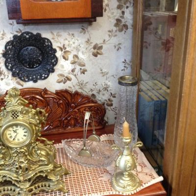 Лот: 5994352. Фото: 1. Хрустальная ваза с серебром СССР... Фарфор, керамика