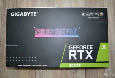 Лот: 18180351. Фото: 1. 8Gb RTX3060Ti Gigabyte Vision... Видеокарты