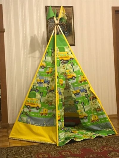 Лот: 10839210. Фото: 1. Детский вигвам (палатка). Игровые домики, палатки
