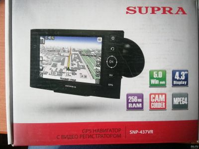 Лот: 13651000. Фото: 1. GPS SUPRA SNP-437VR. GPS-навигаторы