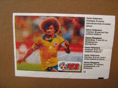 Лот: 7428133. Фото: 1. Старый вкладыш. Футбол 27. Наклейки, карточки, вкладыши