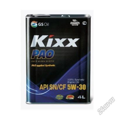 Лот: 5735264. Фото: 1. Масло моторное Kixx PAO 5w30 синтетическое... Масла, жидкости