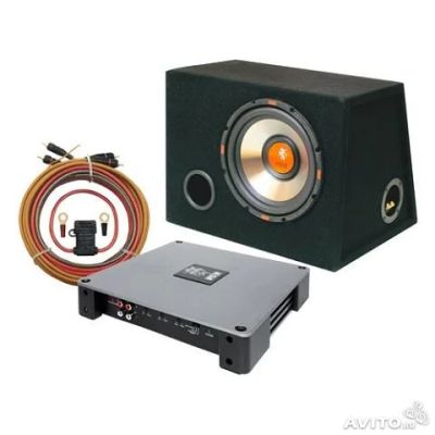 Лот: 3438889. Фото: 1. Cабвуфер и усилитель mystery 12... Сабвуферы