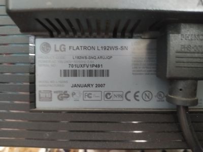 Лот: 17515005. Фото: 1. lg flatron l192ws-sn. ЖК-мониторы