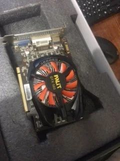 Лот: 9892355. Фото: 1. Palit gtx 560 DDR5 1024Mb. Видеокарты