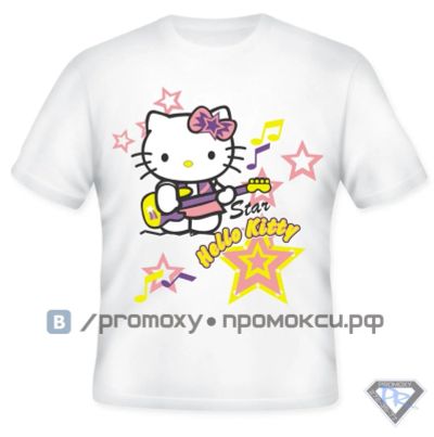 Лот: 8288864. Фото: 1. Футболка детская "Hello Kitty". Футболки